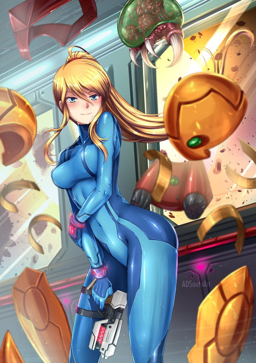 the Metroid series https://www.patreon.com/adsouto #Metroid #samusaran #ani...