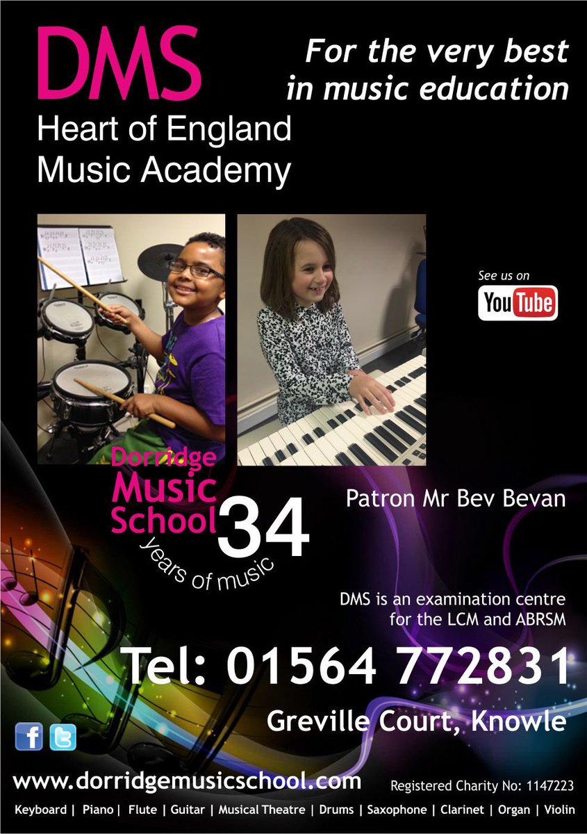 leighmusicangel's tweet photo. Hello #BrumHour we are @DMSMusicSchool 🎵 offering #musiceducation #MusicLessons for everyone 💗 Enrol this #September + get the #1stLessonFREE https://t.co/b7krI6MZCN