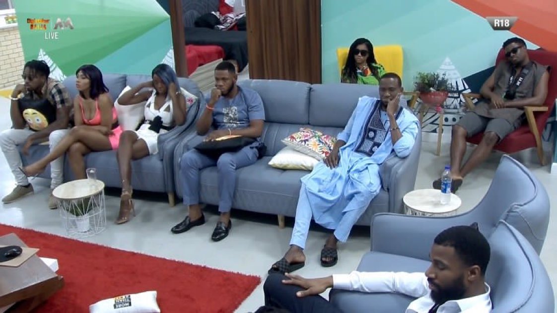 mrteehay's tweet photo. Retweet if your favourite Pepper Dem Housemate is still in the House.
#BBNaija https://t.co/VH9uOVGGvK