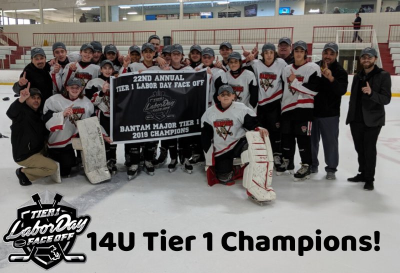 CHAMPS!!! Cheektowaga Warriors defeat Kent Elite 3-2 in the 14U Tier 1 finals!