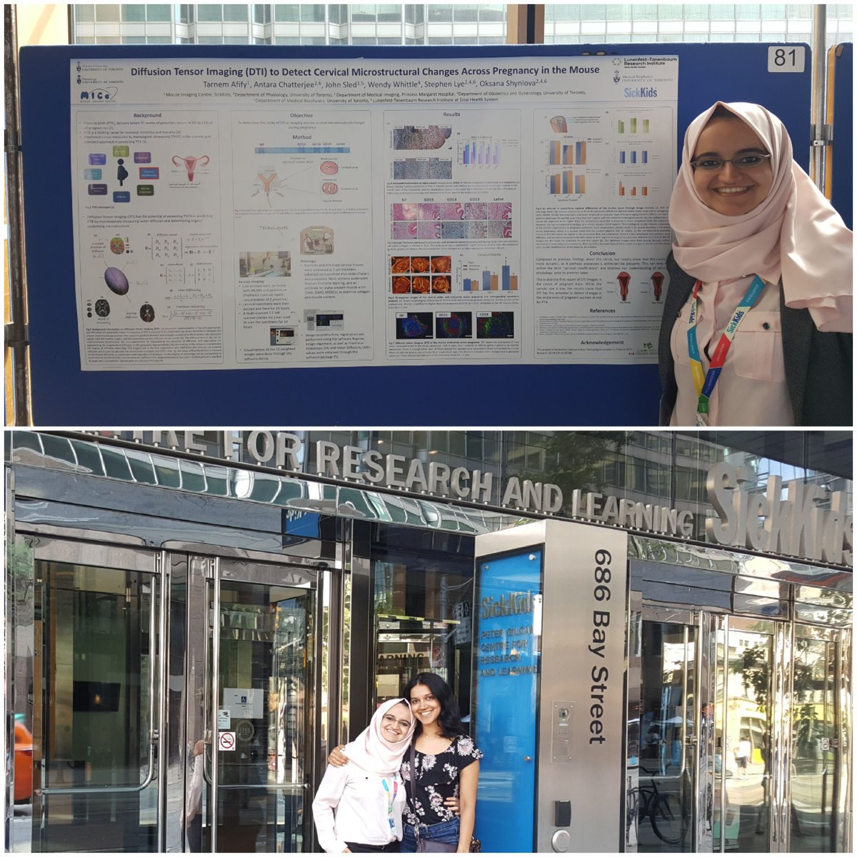 With this summer coming to an end, it was an honour working at Canada’s top two research hospital, SickKids, and help in advancing the health of children in Canada and globally! Assisting Antara's Master's and Anum's MD-PhD was lots of fun.. Wishing them all the best and success!