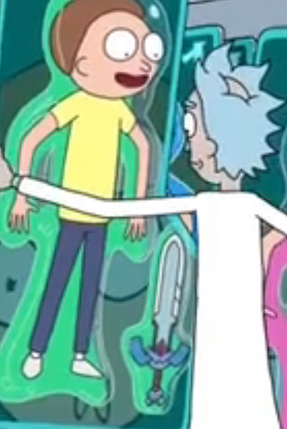 Rick chose the master sword. Remember that. Smartest man ever chose the master sword.