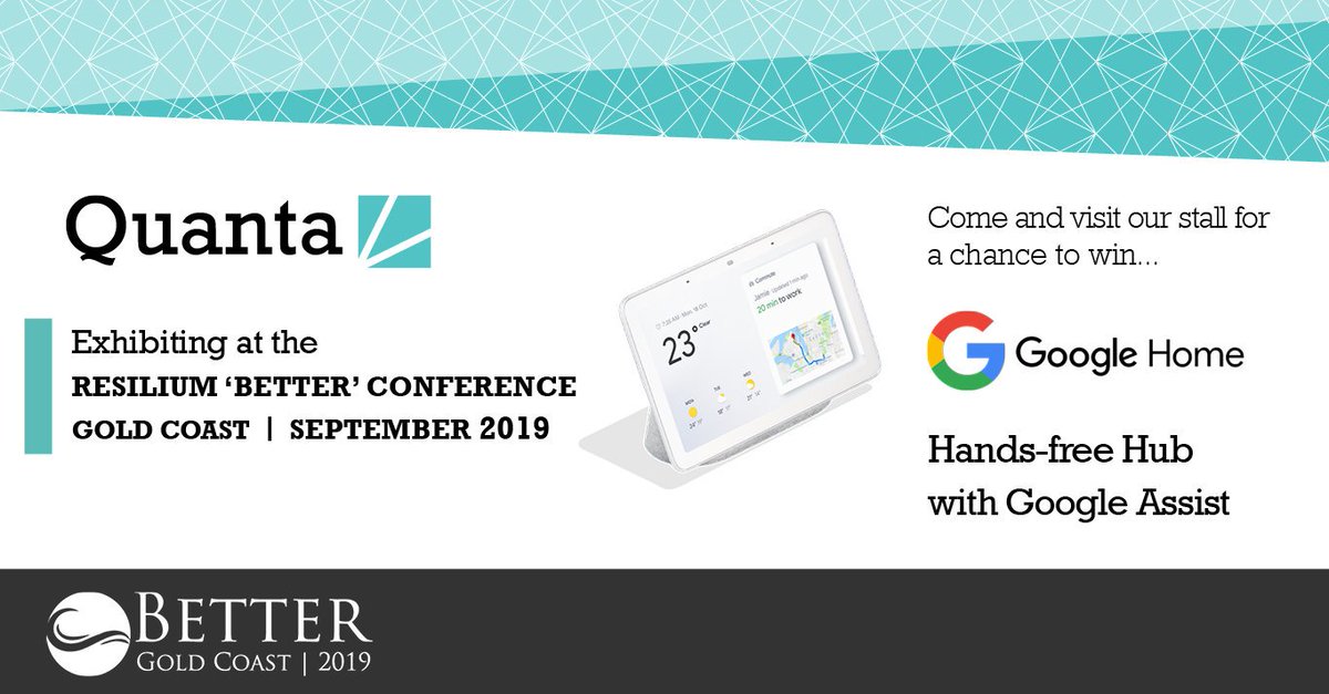 QuantaInsurance's tweet image. Quanta are excited to be attending the much anticipated Resilium ‘Better’ Conference 2019. With plenty of insightful guest speakers, networking opportunities and themed dinners on the agenda, it is sure to be a fantastic event!
#event #better #business #insurance