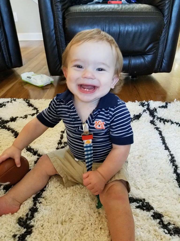 Gotta love Football 🏈 Season! This guy definitely does! Class of 2040! War Eagle 🦅
#WDE
#LittleTiger