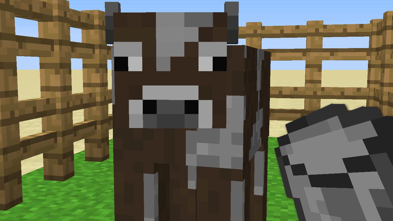 How do you milk a cow in minecraft
