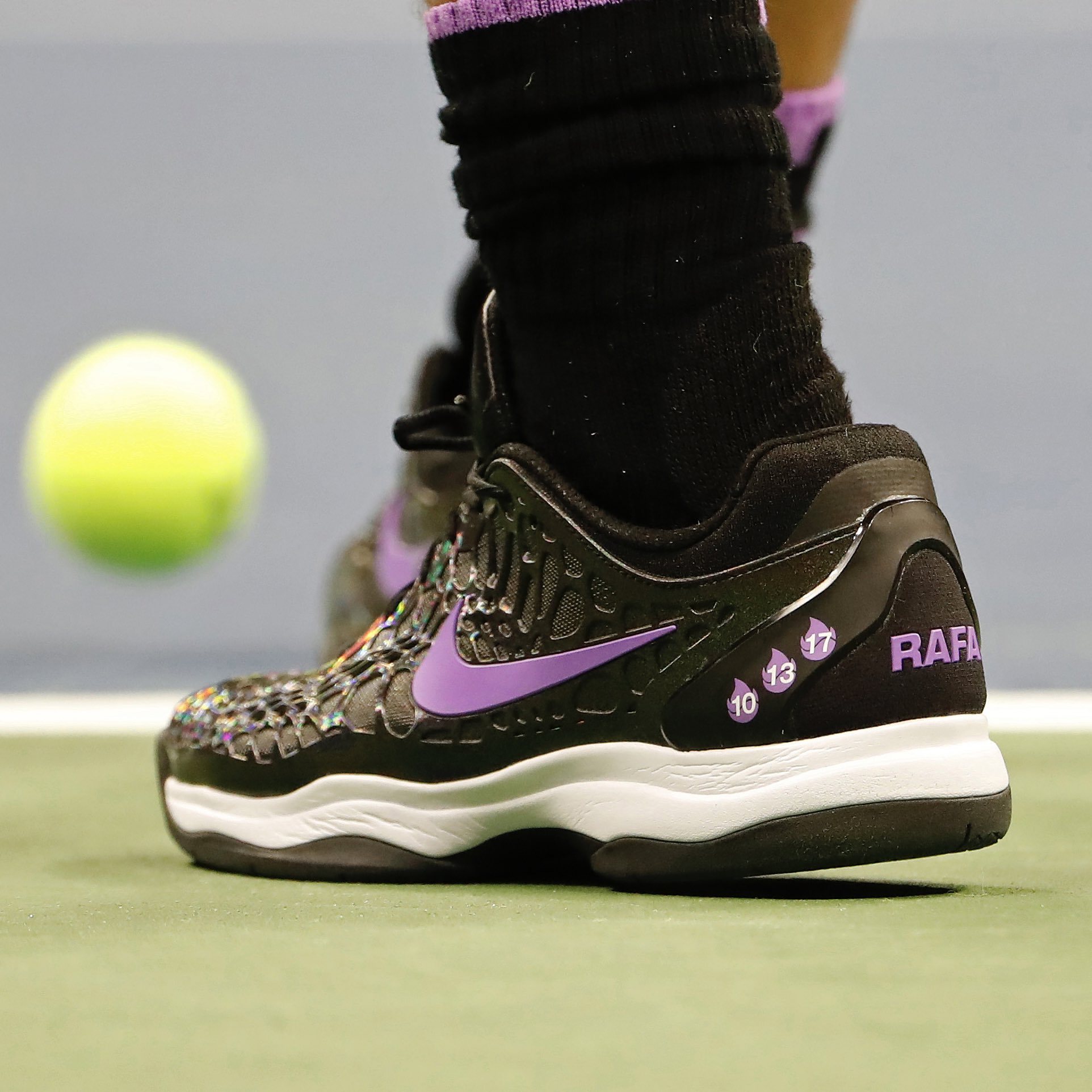SoleCollector on X RafaelNadal s Nike Air Zoom Cage 3 PE needs an update. He s now a 4 time U.S. Open champion and 19 time Grand Slam Champion. Vamos https t RonzFPt8Np X