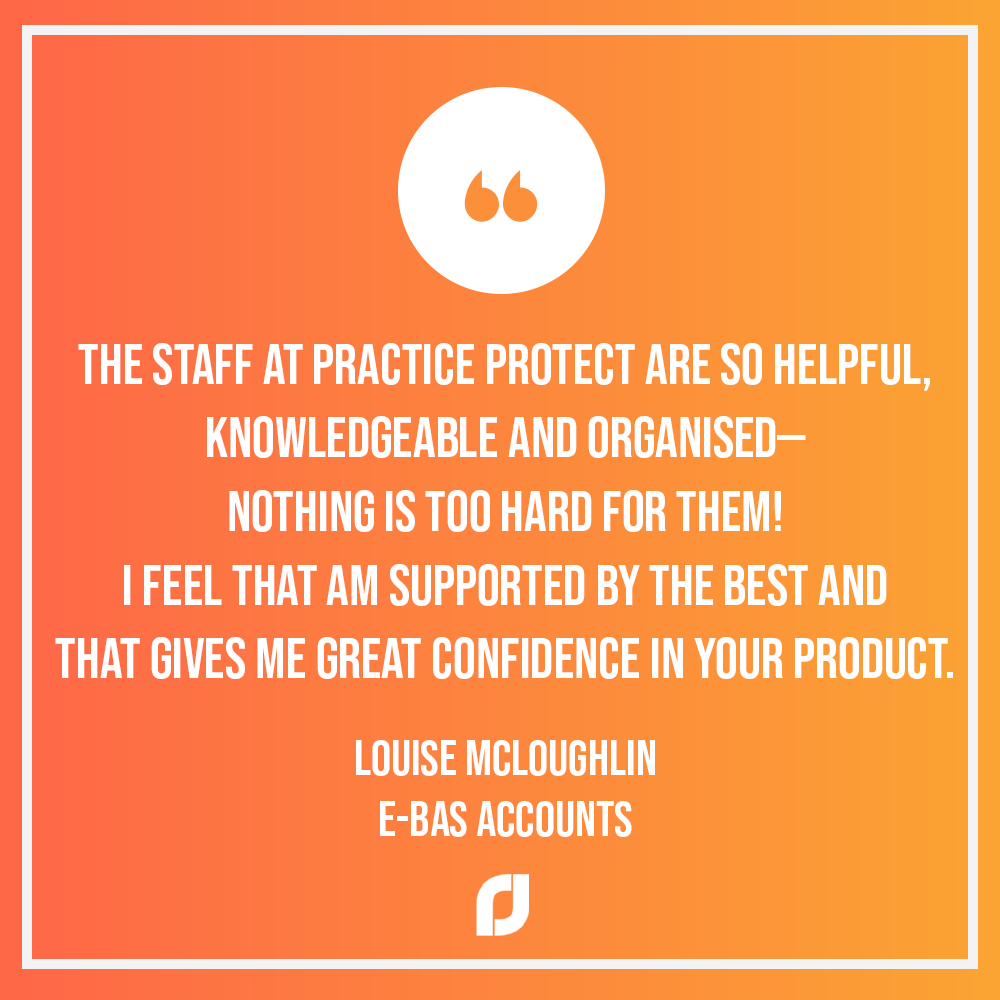 PracProtect's tweet photo. Nothing better to start a new work week off than with feedback from a happy client, @eBAS_Accounts! π§‘ Stellar support results in #5StarFeedback yet again!
#CloudBestPractice #ProtectYourPractice https://t.co/Femx1FJhLs