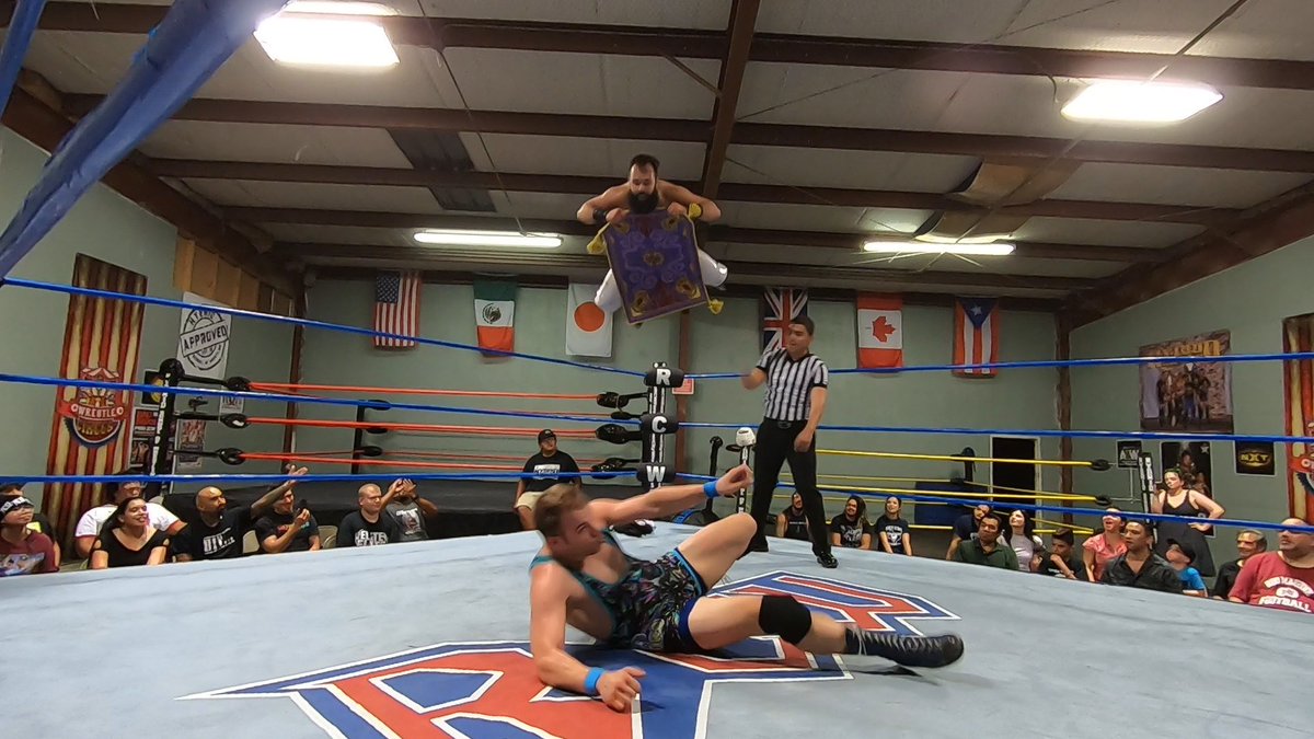 rcwforever's tweet photo. .@rcwforever initiated its "Young Guns" series, events designed to give the young, hungry lions more opportunity. The very first match to kick it off on Sept 7 in San Antonio at @Hybridsow was @PrinceMahalli vs. @RetroRandyPrice! 📽 https://t.co/T7R9vRdpez https://t.co/bouyNeBl7U