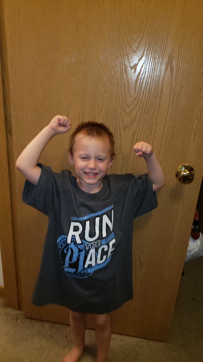 EricDexVee's tweet photo. .@AJStylesOrg , at 5 years old, he still is working on growing into it. #runtheplace https://t.co/ZYIDxA6E9p