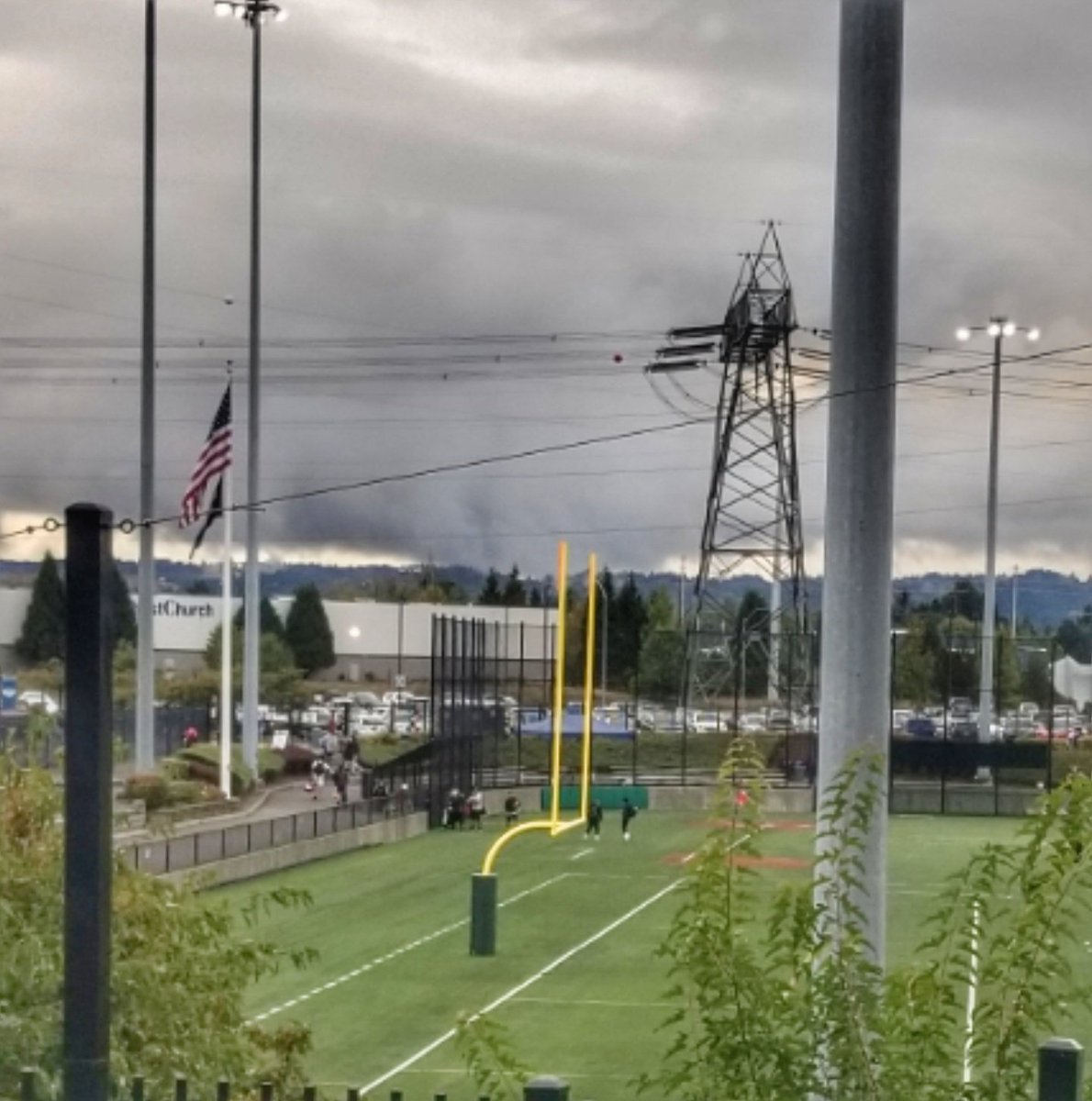 Tornado as seen from Hillsboro Stadium.

<a href="/WashCoScanner/">Wash Co Scanner</a> <a href="/NWSPortland/">NWS Portland</a>
