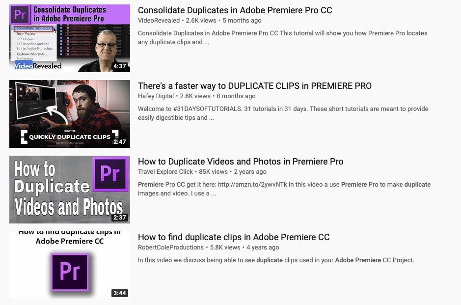 MrToronto's tweet photo. So I am in the top four answers of this #Youtube question for #adobe #premiere regarding duplicate clips. #postchat #videodediting That's kind of cool!
https://t.co/yqHJKKqSWW https://t.co/eAgfZpBkER