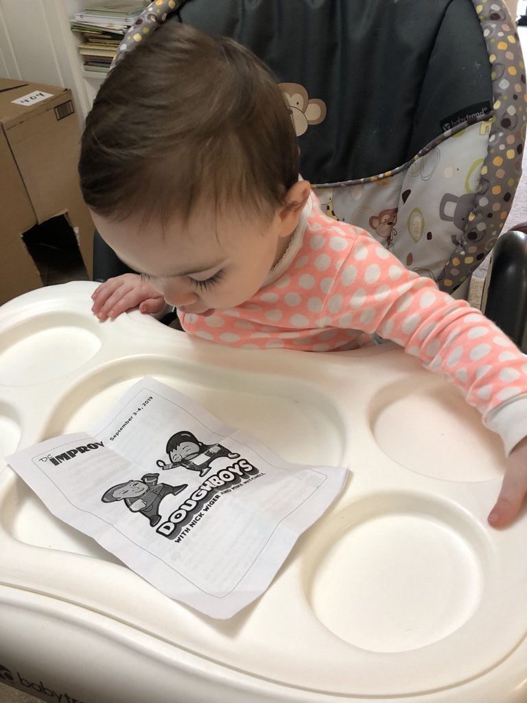 wattsonian's tweet photo. @nickwiger @BDayBoysMitch sorry so belated, but wanted you to know how much our baby enjoyed hearing what an excellent time we had at your DC show. You best! Xo! https://t.co/5D1nKubWwT