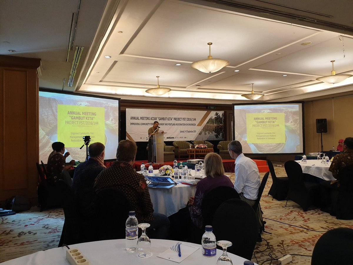 Great to be in Jakarta reconnecting with our Indonesian colleagues for the annual meeting of "Gambut Kita" (Our Peat) <a href="/ACIARAustralia/">ACIAR</a>