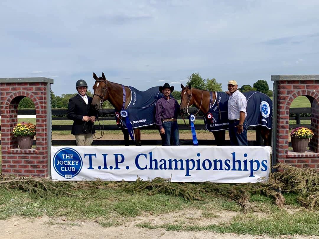 Couldn’t be more proud of our horses this weekend at the @NewVocations TIP Championships Show. #ottb #hardknocklife #shimmyshack #RAHbloodstock #secondcareer #champions
