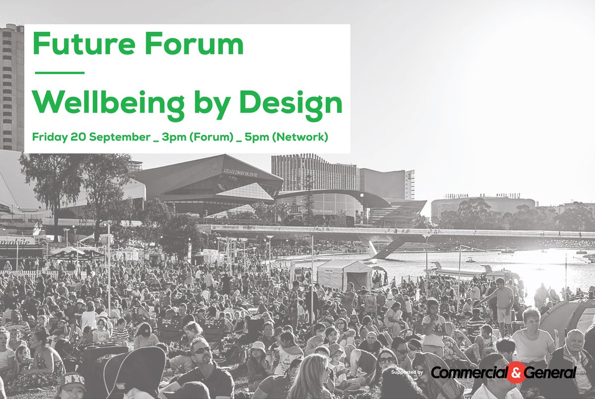 We're 10 days from Future Forum_Wellbeing by Design and tickets are moving quickly. Get yours now at future-forum.com.au!

#wellbeing #design #adelaide #futureforumadl