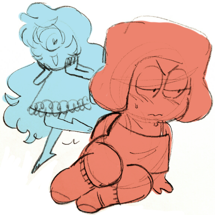heres some old Ruby and Sapphire drawings i liked. Love them... 