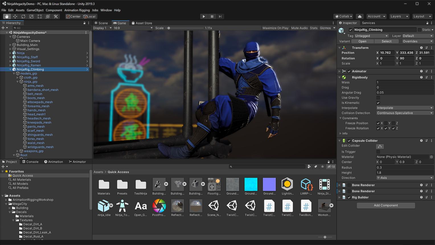 Unity игровой движок Интерфейс