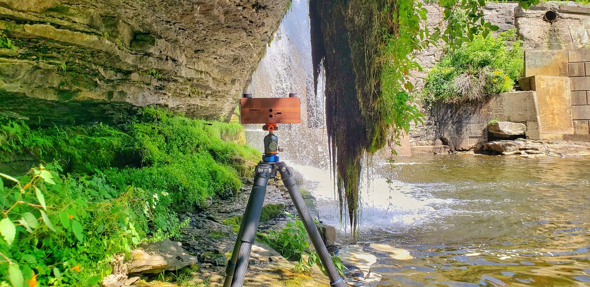 BleedinIris's tweet photo. First shot with my @ondu_pinhole 6x12 multi format, rise & fall pinhole camera.
Under Remsen Falls, 8 sec exposure, f/160.
#ondupinhole #ondu #remsen #remsenfalls #underwaterfalls #8sec #long_exposure_shots #longexposure #pinholelife #pinholephotography #pinhole https://t.co/NfunBGrHfN