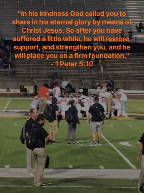 FCAsfWARRIORS's tweet photo. Win or lose these young men in the end give God the glory. So proud of these Warriors.   #OneWay☝🏼#WarriorWay🙏🏻 https://t.co/o9GyJyu1Go