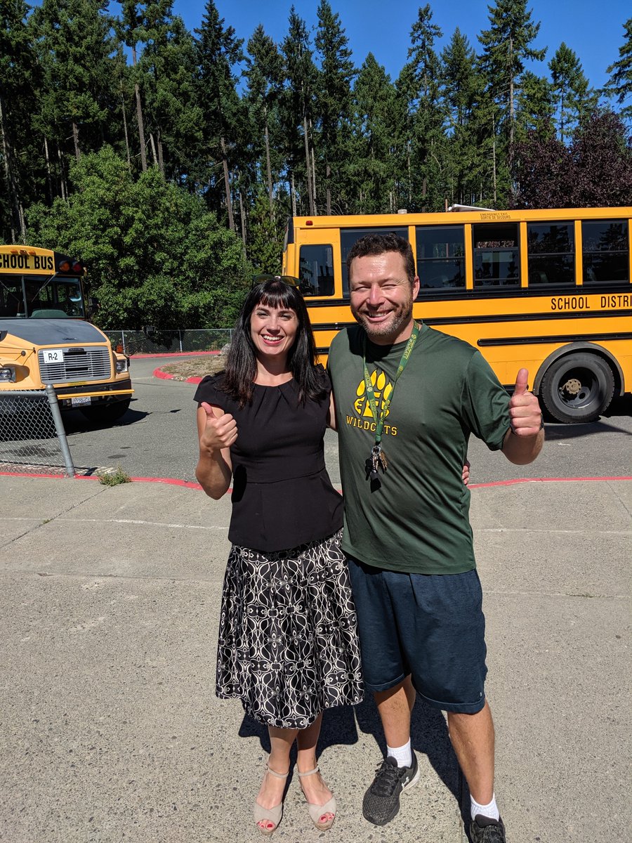 What a great first week it was at Errington Elementary! Onward to the second! #erringtonpride #sd69