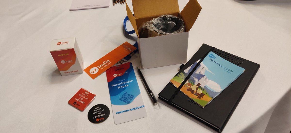 Wahh.. those little goodies :d :d 
#ux #ux19 #uxindia #uxindiaconf #hydrabad #uxindia2019