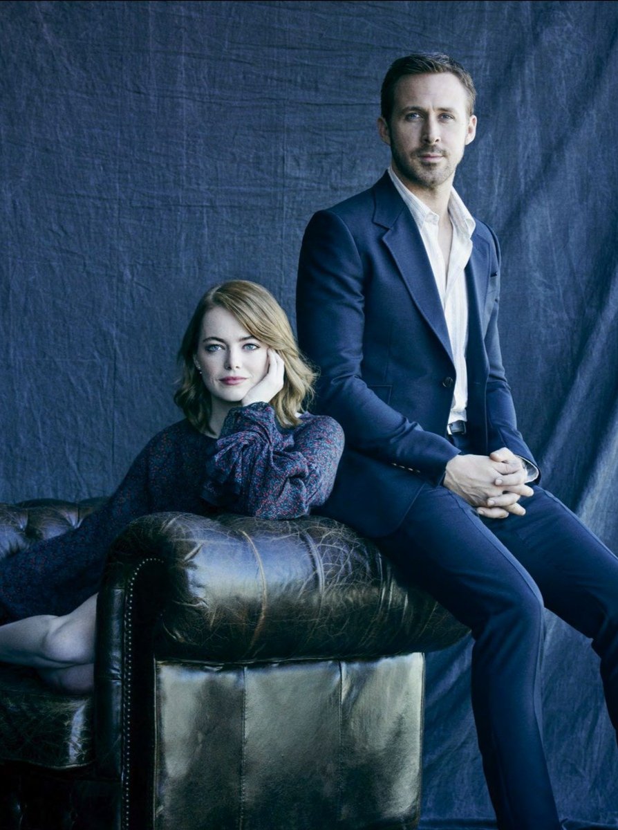 dailyemmastone's tweet photo. Emma Stone and Ryan Gosling at the Toronto Film Festival (2016) https://t.co/cHLiJQojY0