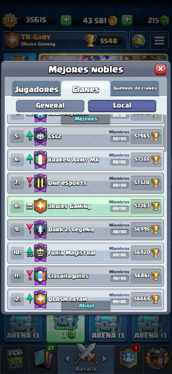 GaryReyesCR's tweet image. Buena primera noche del clan! #3Rules 🔥