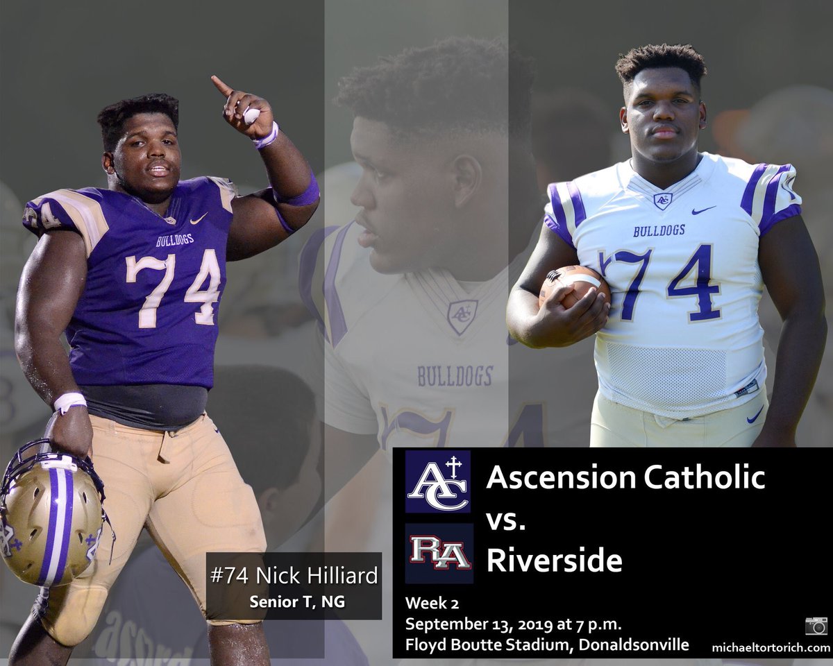 Ascension Catholic will host Riverside on Sept. 13 at Floyd Boutte Memorial Stadium in Donaldsonville. <a href="/AscensionHigh/">Ascension Catholic High School</a>