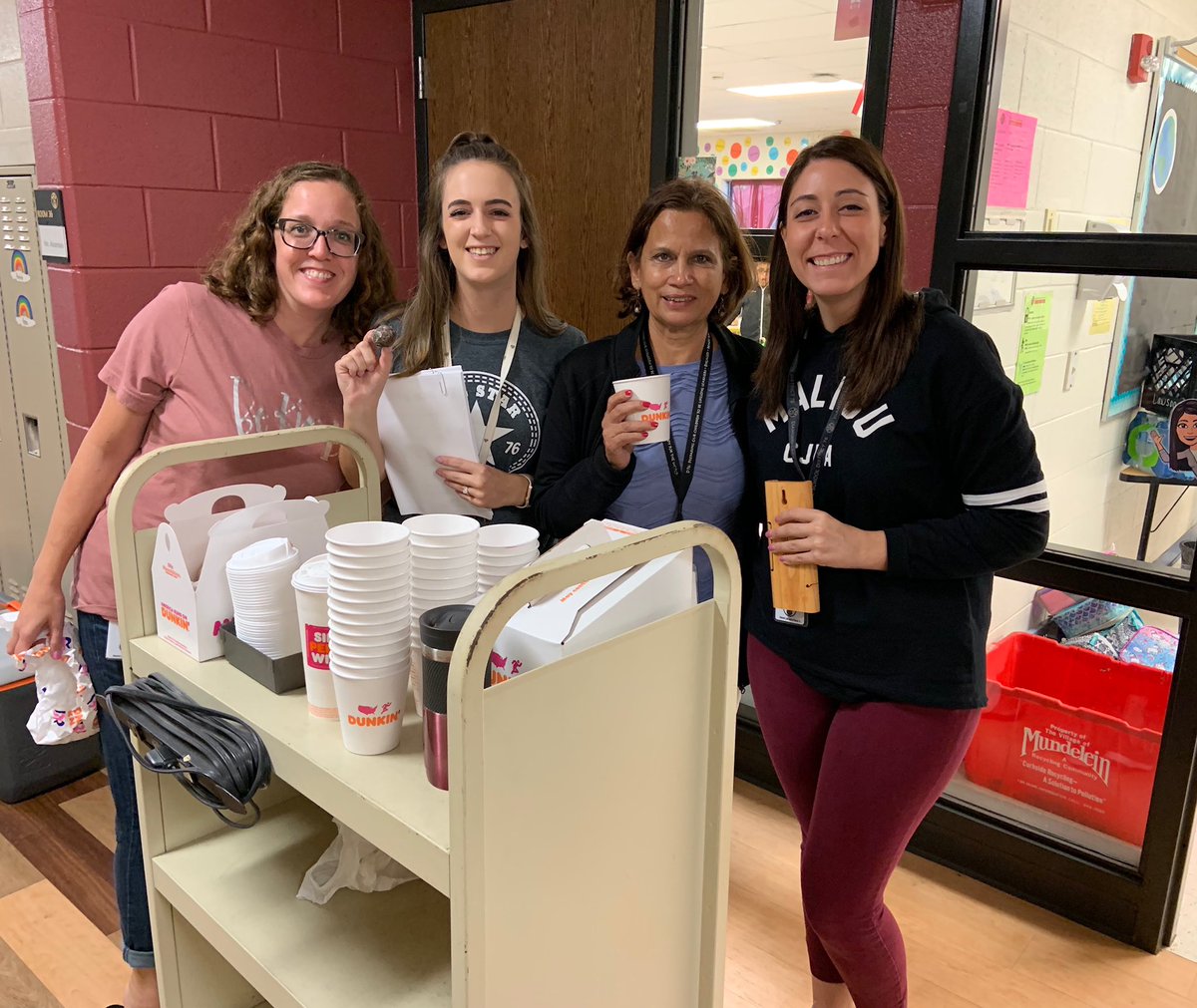 MrsBrodskyD76's tweet photo. Well deserved coffee cart for our amazing teachers!!! https://t.co/m7CGIqxmNM