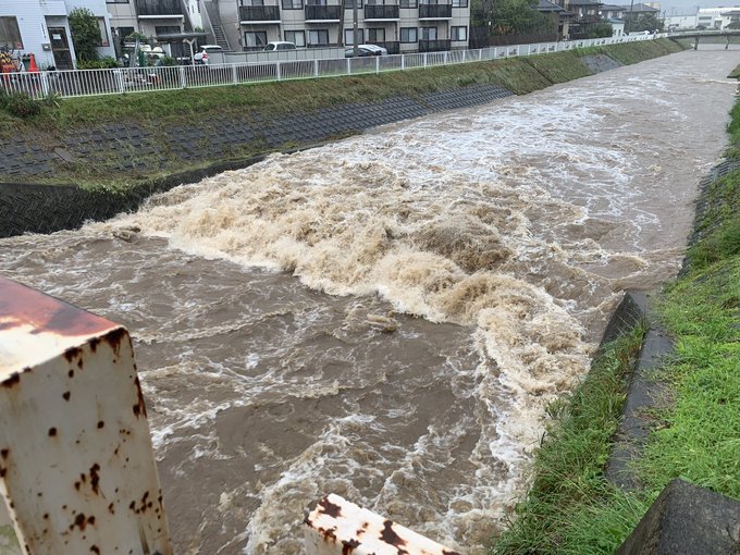台風15号 福島県福島市の濁川が氾濫するおそれ 避難勧告 現地の画像や動画まとめ まとめダネ