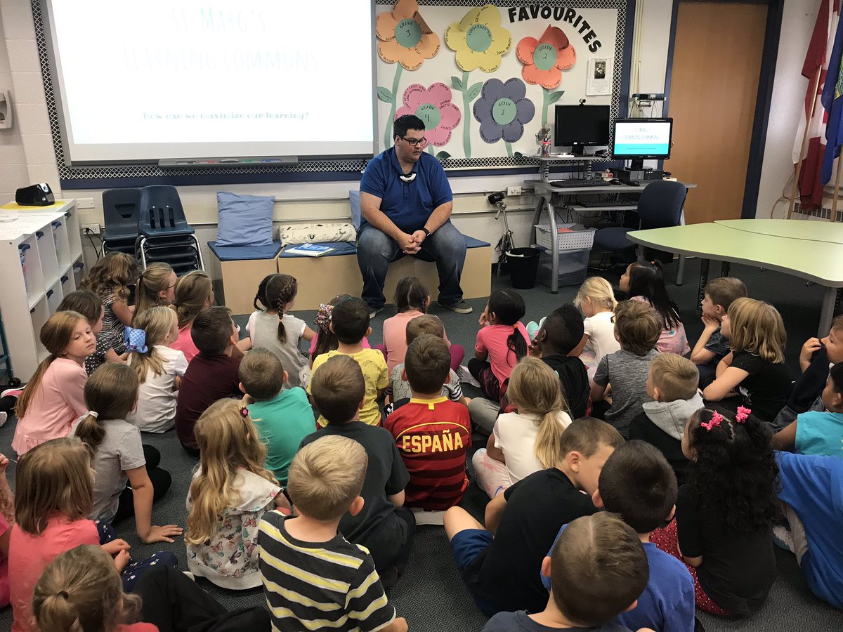 MrsRehmansClass's tweet photo. Thank you @MrChorneysClass for showing us all of the activities we will be able to learn with and try out this year in the Learning Commons.  We are so excited to try them out😊. #stemmakeslearningfun https://t.co/I4gHksjyht