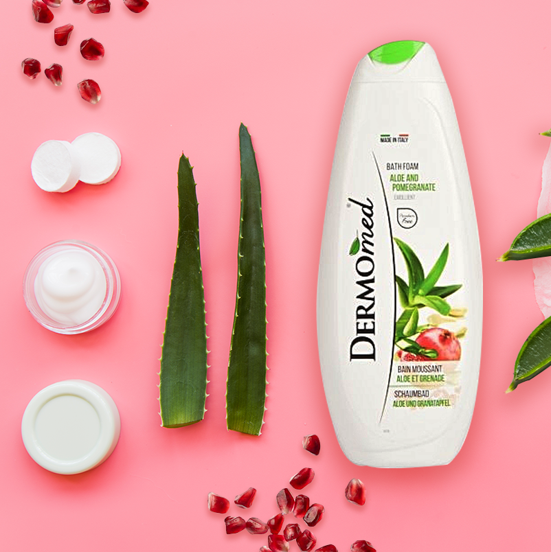 SapphireMV's tweet photo. #dermomed aloe and pomegranate bath form nourishes and protects, leaving the skin smooth every day! https://t.co/YWRuQOLpFE