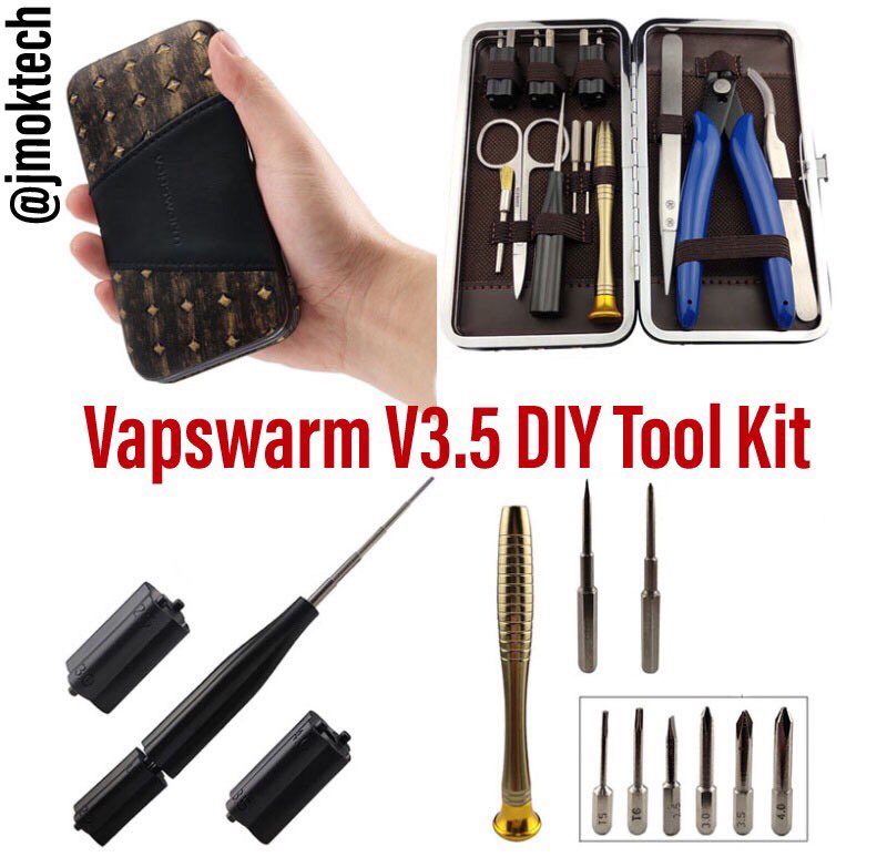 jmokofficial's tweet photo. Hot selling Vapswarm v3.5 DIY Tool Kit, wholesale only, welcome to inquire and order!
#diytoolkit #vapediy #diyvape #diyvaper #vapetoolkit #vapswarmv3.5 #rdatoolkit #vape #vapes #vapor #vapetricks #vaping #vaper #vapeindonesia #vapejapan #vapekorea #vapelife #chinavapewholesaler https://t.co/8PXFjJnAXs