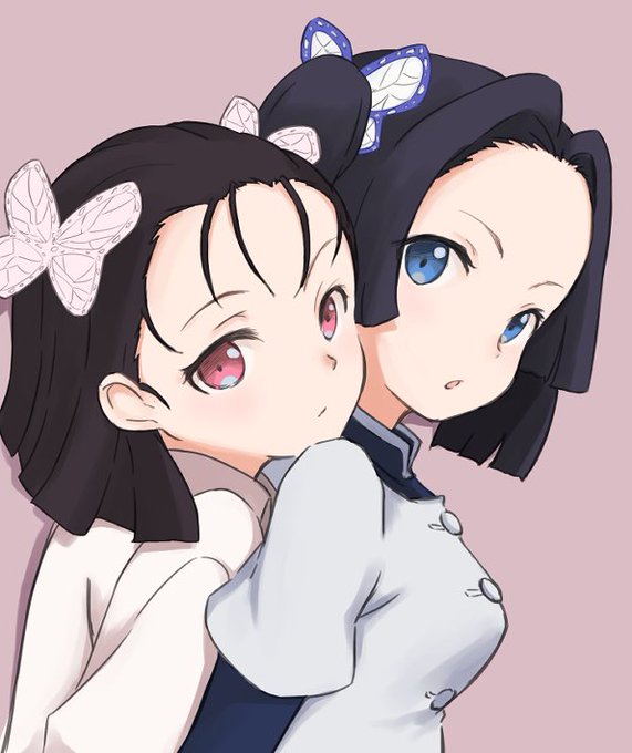 チョッビさんがTwitterに投稿した神崎アオイ(鬼滅の刃)のイラスト。