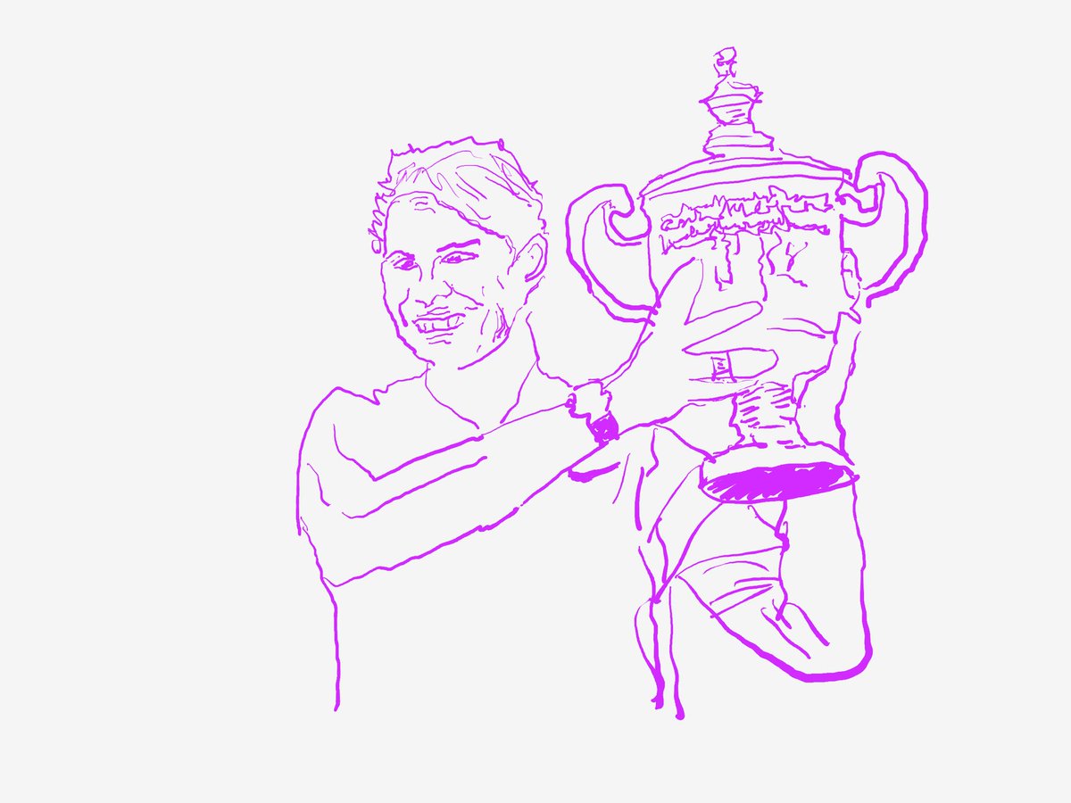civgfx's tweet photo. #InstantSketch Congrats ⁦@RafaelNadal⁩ ! https://t.co/aBvVXWCGHy
