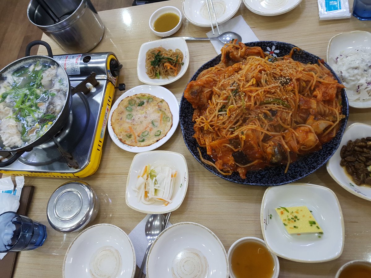 moonlight729's tweet image. 아점으로 아구찜과 대구 지리탕

#허육도