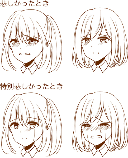 いちあっぷ By Mugenup クリエイティブ制作会社 在 Twitter 上 元気キャラ クールキャラ 基本の喜怒哀楽はイメージ通りに描き 感情が大きく動いた場合は キャラがいかにもしそうな表情の逆を描く のが効果的です 繊細な表情の描き方講座 いちあっぷ