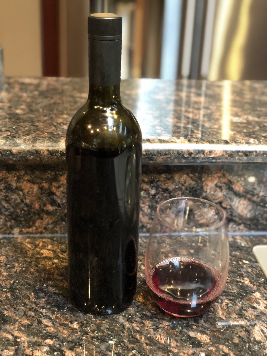 Cheers to our 2019 harvest 🍷🍇#hehadmeatImakewine