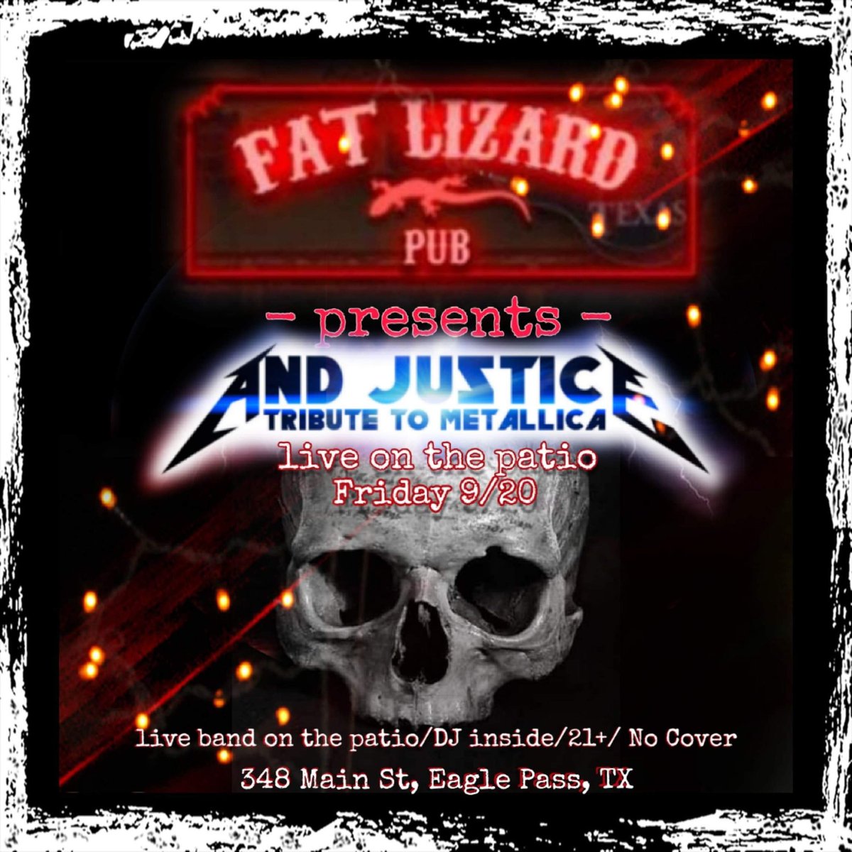 Come out &amp; enjoy the best  Metallica tribute