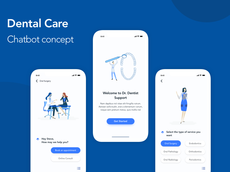 UpLabs's tweet photo. Download Dental Care Chatbot Conceptmade by Tejas Govilkar at: 

👉 https://t.co/2tC9MYIZwk https://t.co/QPedfaEvME