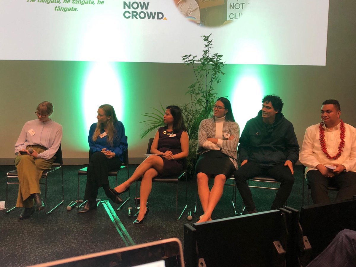 sdg_nz's tweet photo. @HelenClarkNZ @RusselNorman @GreenpeaceNZ @RachaelLeMes @oxfamnz @AucklandUni @KevinHague @arend_merrie @SophieHandford2 @PennyHulseWest This discussion looks at how we can prioritise future actions while also recognising the past and the present. @Vicrhodescarlin chairs the panel made up of amazing youth leaders @KateBoylan_, Waimirirangi Koopu-Stone, Tamoko Ormsby, @DewySacayan and Fale Andrew Lesa. ^AI https://t.co/Xly9CVSXSu