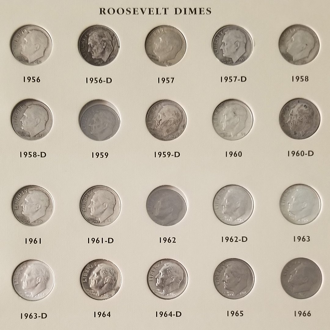 couchcollect's tweet image. Need to find some better condition dimes but these will do until I find some to replace them.

#Silver #SilverCoins #SilverDime #Dime #Roosevelt #Numismatics #Coins #CoinCollecting #CouchCollectibles #CoinCollector