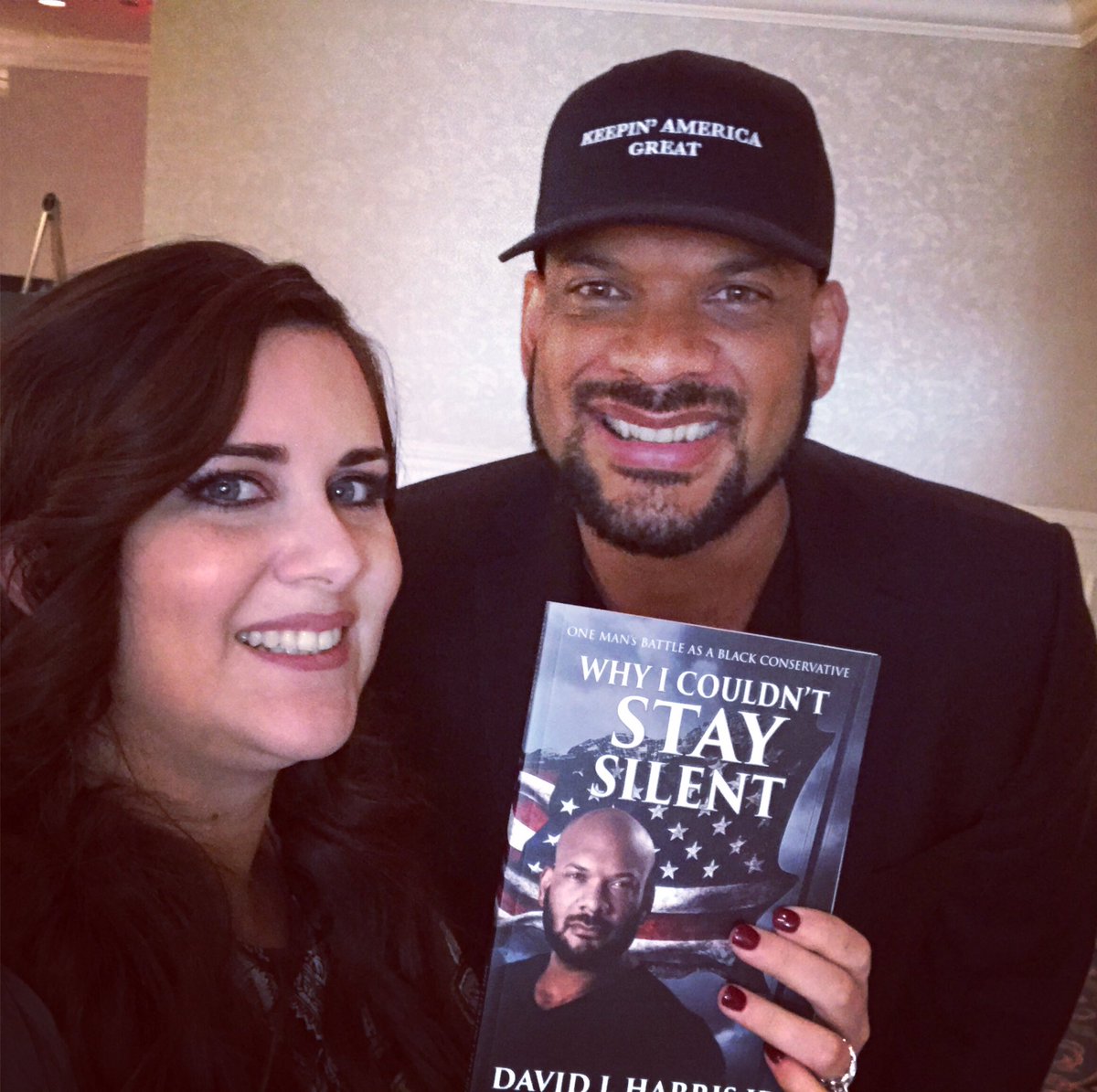 Nilsaalvarez's tweet photo. You have to read @DavidJHarrisJr book:
โWhy I Couldnโt Stay Silent.โ
He is absolutely phenomenal and we definitely had a supernatural time prepping our #JesusFamily to rise #AsOneAmerica for a #Checkmate2020. ๐บ๐ธโจ https://t.co/QidlU9sTYG