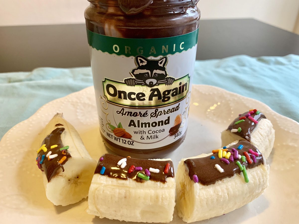 MomsMagnificent's tweet photo. We love a good ice cream sundae bar in our house! ๐จ Our new favorite topping is @onceagainesop Organic Amore Almond Spread with Milk Chocolate! It is so creamy and delicious. What are your favorite ice cream toppings? #Ad #MomsMeet #OnceAgainNutButter https://t.co/VH5dLt27hq https://t.co/5OEiqkllwa