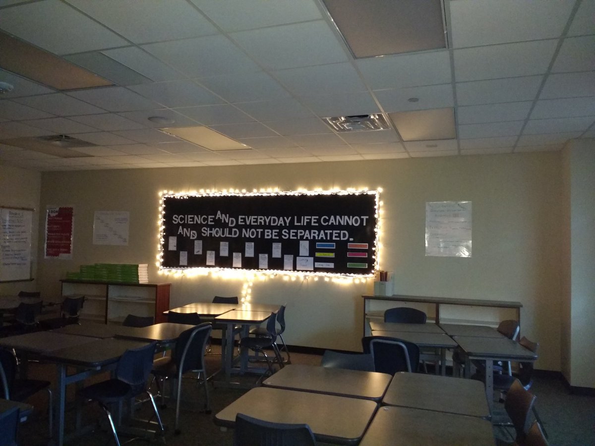 MrStevenson18's tweet photo. Rough start to the year made my classroom kinda... Let's say sad.  Thanks to @MaeStevenson_17 for the inspiration and help. https://t.co/6wH0Ra5GPQ