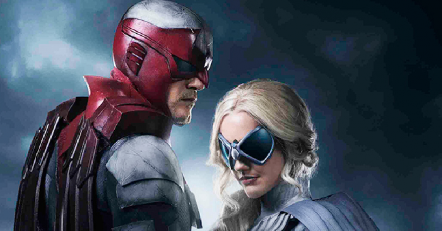 heroichollywood's tweet photo. ‘Titans’ Season 2 Poster Spotlights Alan Ritchson’s Hawk &amp; Minka Kelly’s Dove  https://t.co/kCXeHE6qwv https://t.co/VuCCWPctG3
