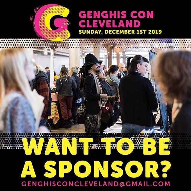 Genghis Con is looking for sponsors! Interested? Drop us a line at genghisconcleveland@gmail.com
-
-
-
#genghisconcleveland
#genghiscon2019 #indiecomics #smallpress #clevelandartists ift.tt/30R9q50