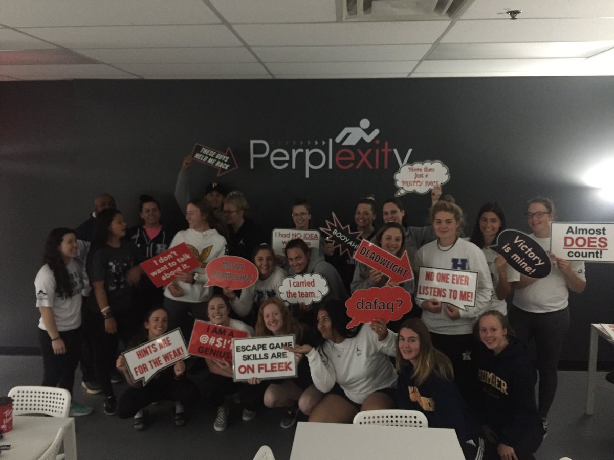 HumberSoftball's tweet image. 3 stages of US! Thanks to @perplexityca for an amazing start to Team building! #GoHawks #StrengthInNumbers #Team12