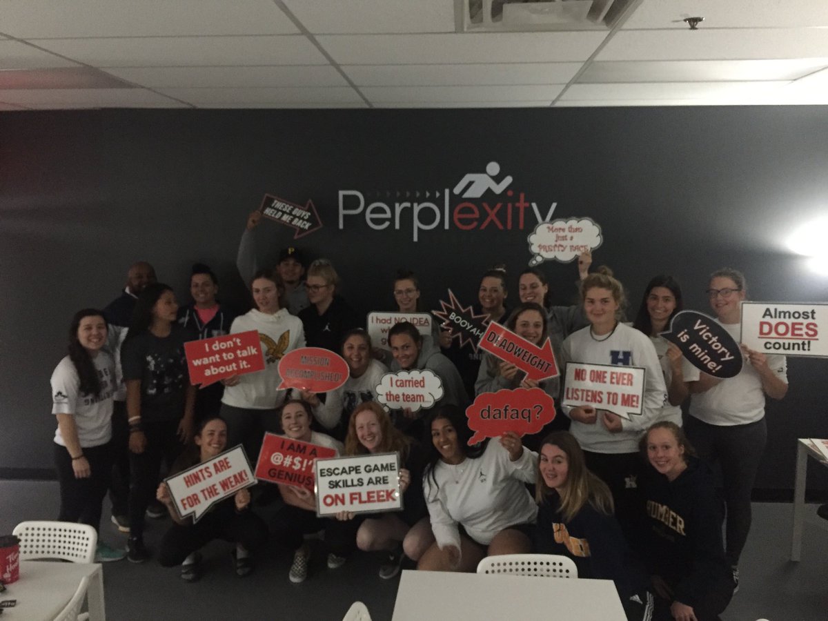 HumberSoftball's tweet image. 3 stages of US! Thanks to @perplexityca for an amazing start to Team building! #GoHawks #StrengthInNumbers #Team12