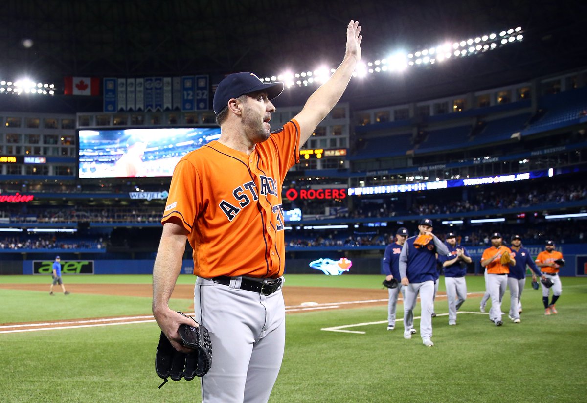 astros's tweet photo. We literally love @JustinVerlander 🧡 https://t.co/9Vt6Kqudi8